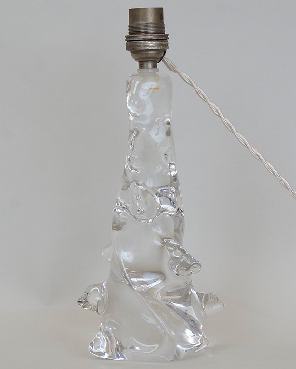 L 479 – Lampe cristal   Haut : 20 cm / 7.9 in.