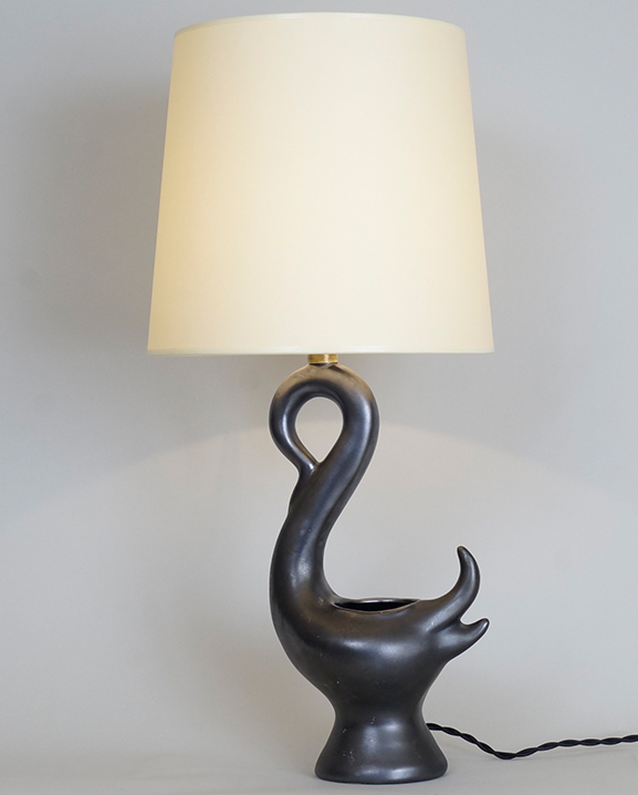 L 623- Lampe Zoomorphe  Haut : 51 cm / 19,9 in.
