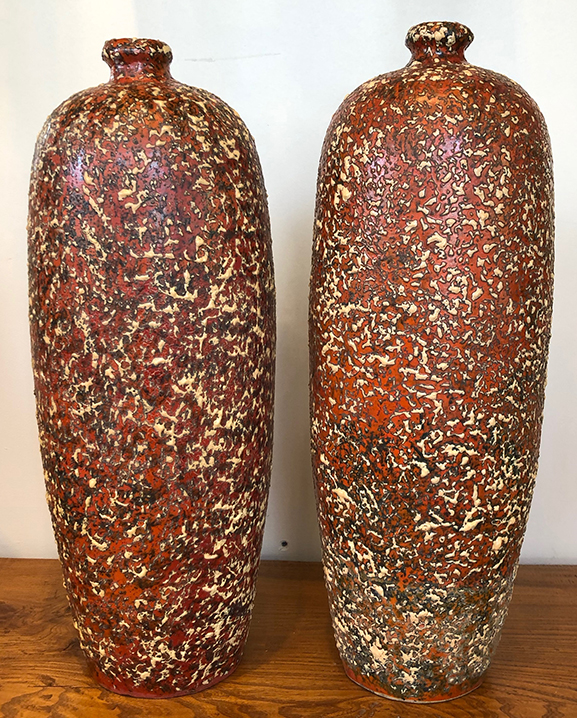 Ob 433  Vases    H  : 57 cm  /  16 in.
