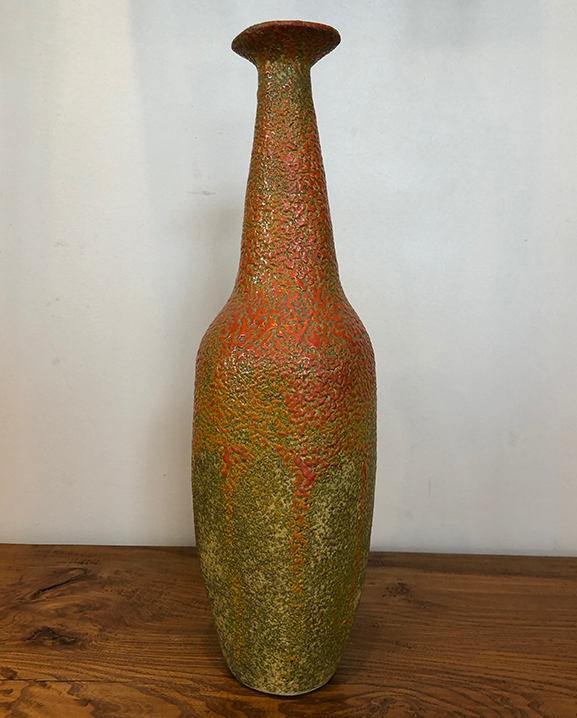 Ob 437  vase céramique   Haut  : 49 cm  /  19,11 in.